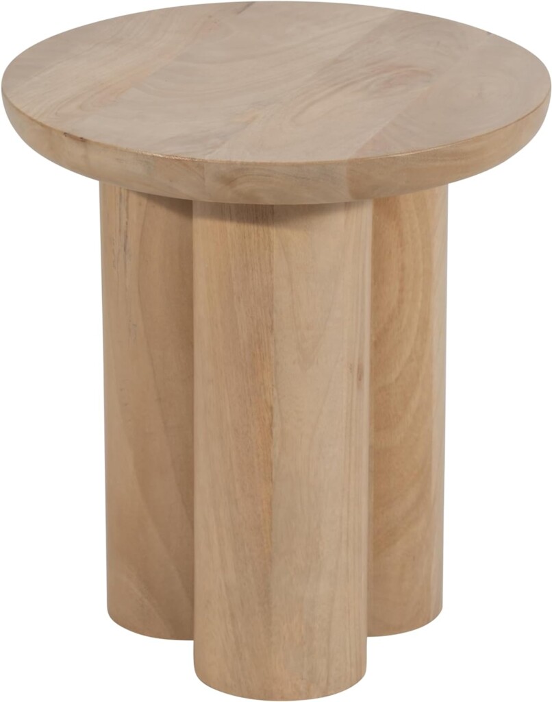 Side Table with cylinder legs amazon best seller