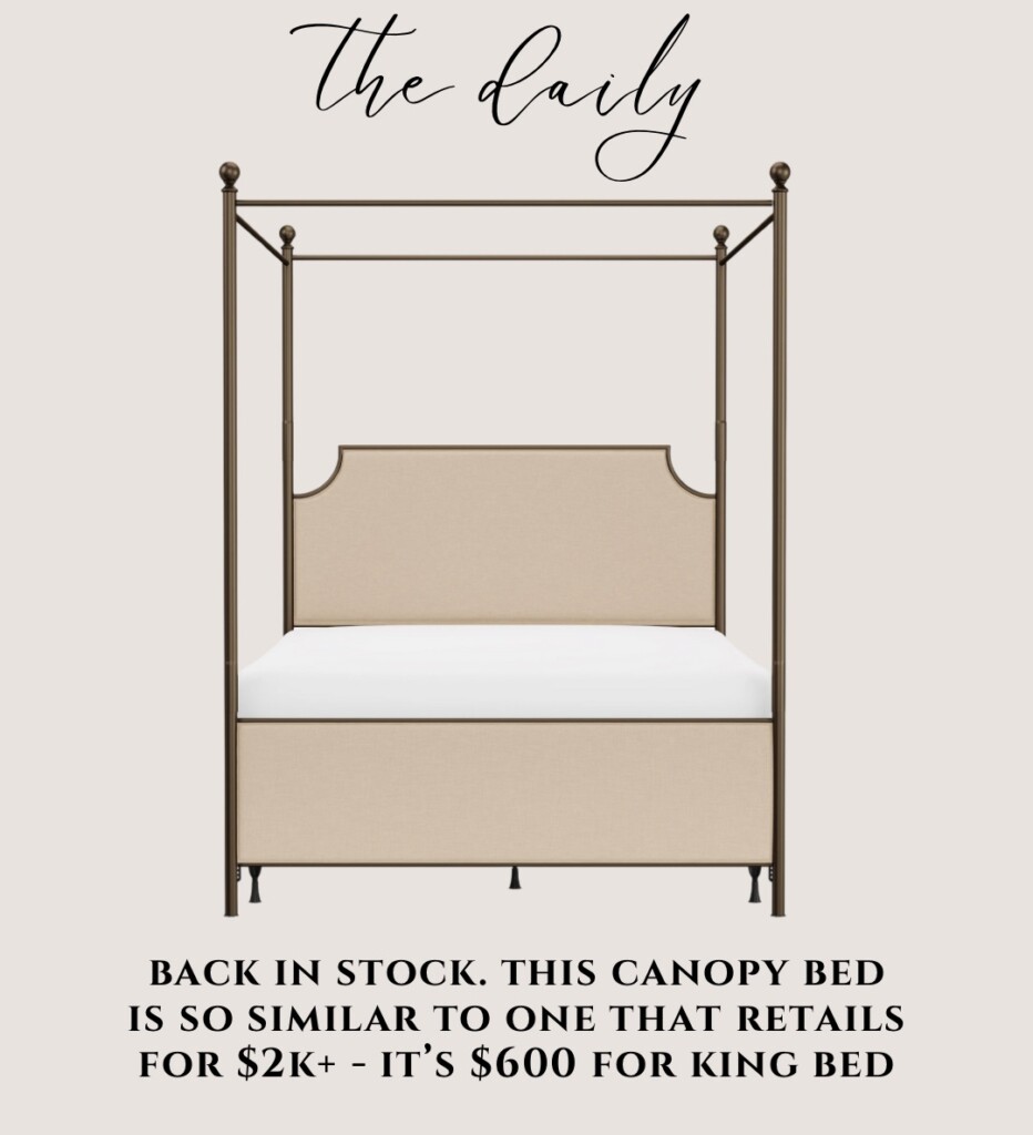 Canopy bed designer look for less