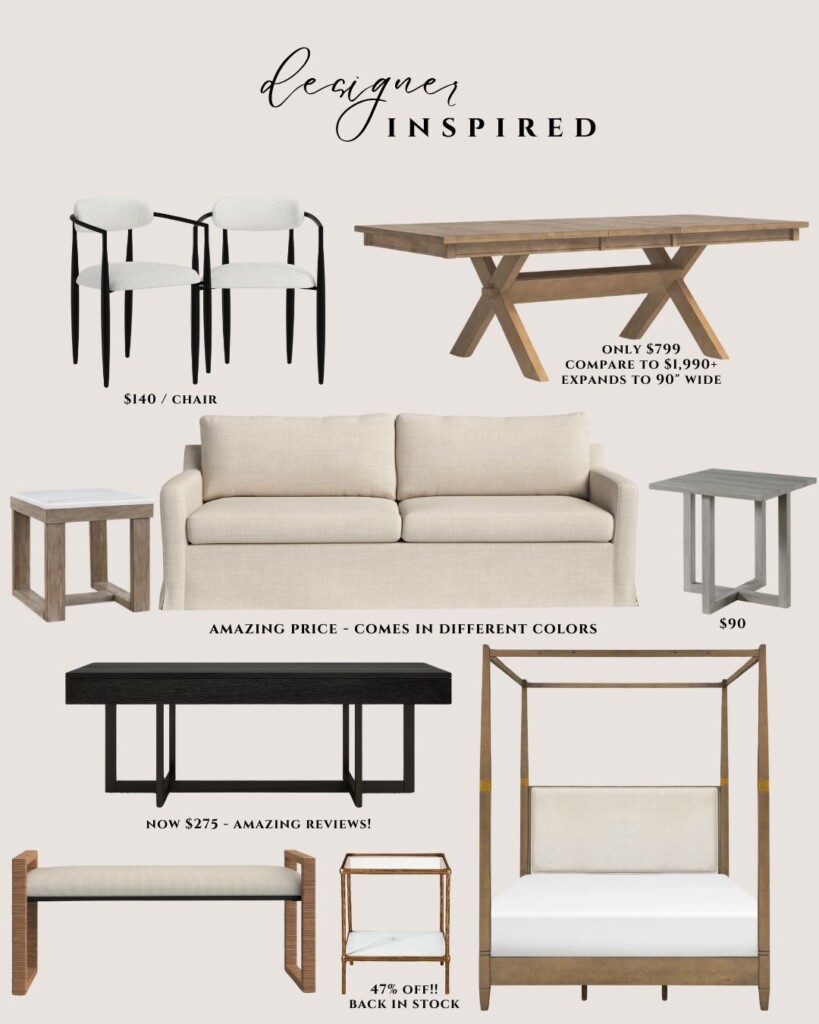 Designer Look For Less Furniture